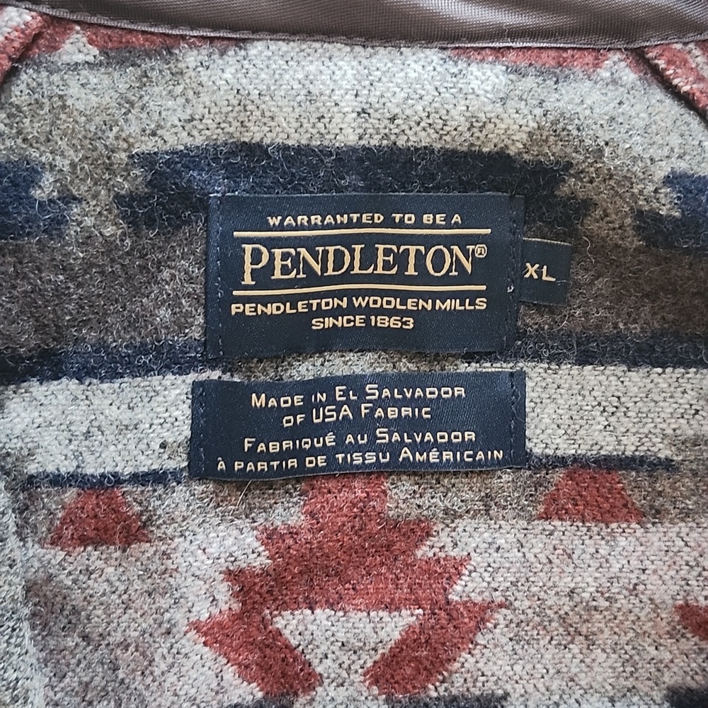 Pendleton Virgin Wool Aztec Western Ranchcore Swe… - image 2